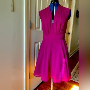 Size 10 magenta French Connection dress